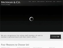 Tablet Screenshot of brosnanandco.ie